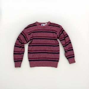 Vintage Striped Sweater Knit Yarn 90s Preppy Dark Academia Indie Sleaze Retro